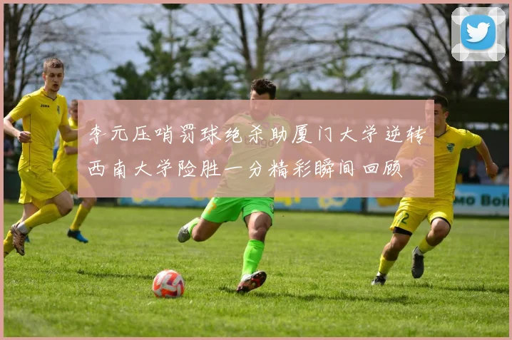 李元压哨罚球绝杀助厦门大学逆转西南大学险胜一分精彩瞬间回顾